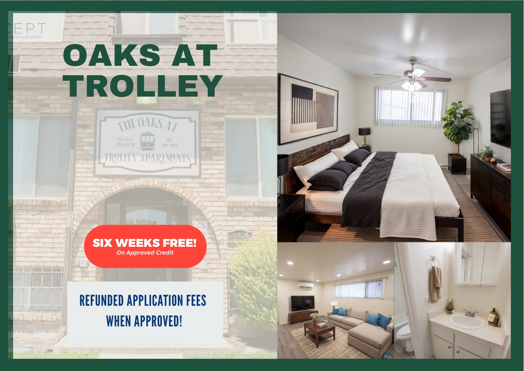 Salt Lake City Apartment: 555 E 700 S