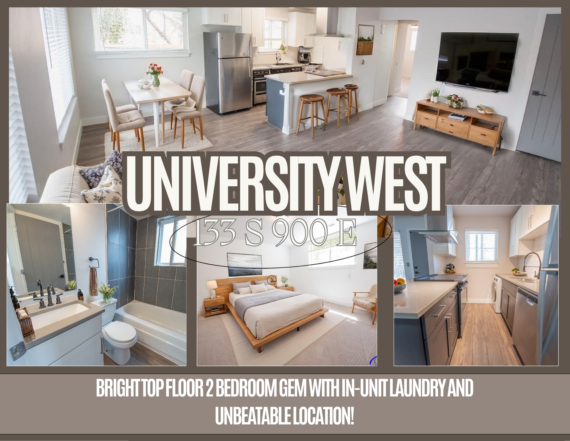 Salt Lake City Apartment: 133 S 900 E