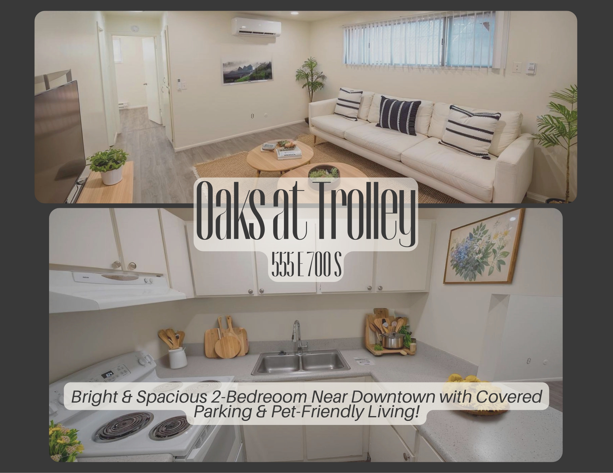 Salt Lake City Apartment: 555 E 700 S