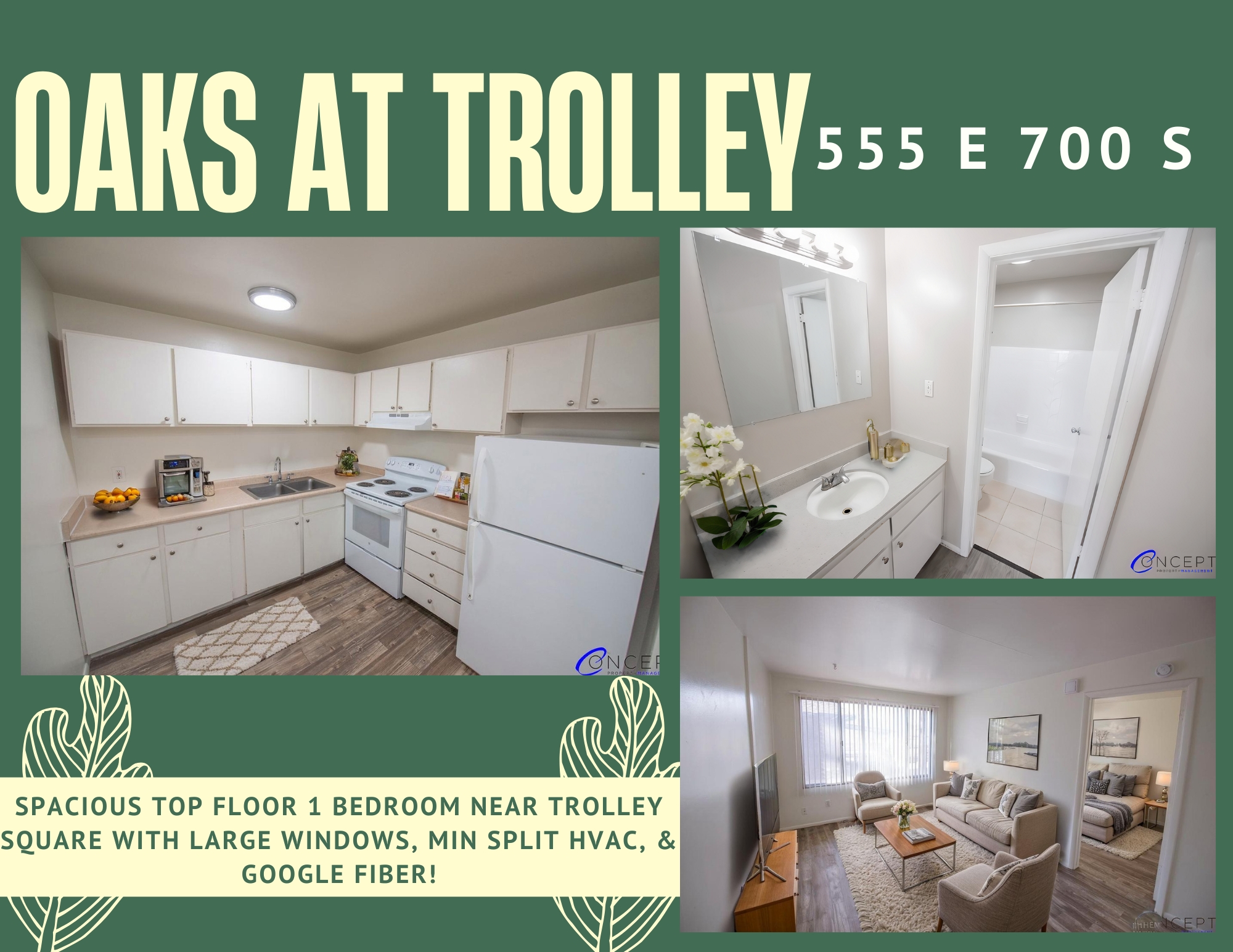 Salt Lake City Apartment: 555 E 700 S