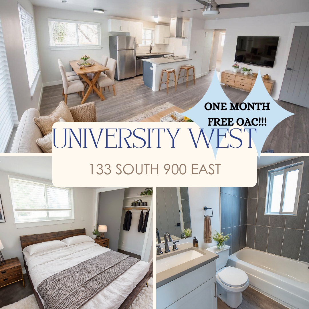 Salt Lake City Apartment: 133 S 900 E