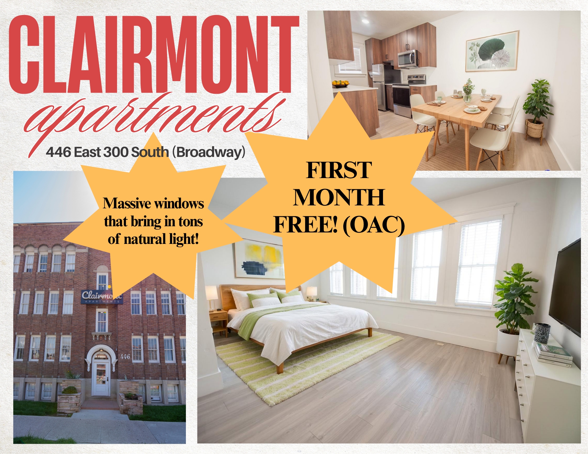 Salt Lake City Apartment: 446 E 300 S