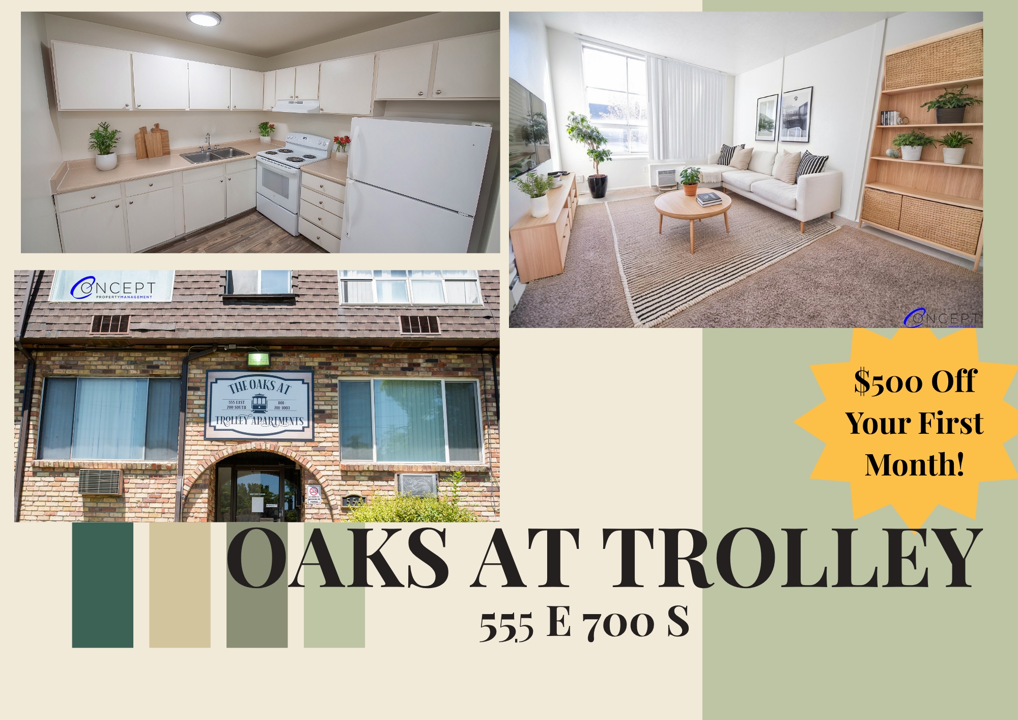 Salt Lake City Apartment: 555 E 700 S