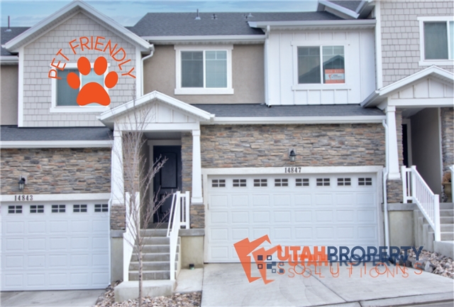 Herriman Townhome: 14847 S Garrison Ln