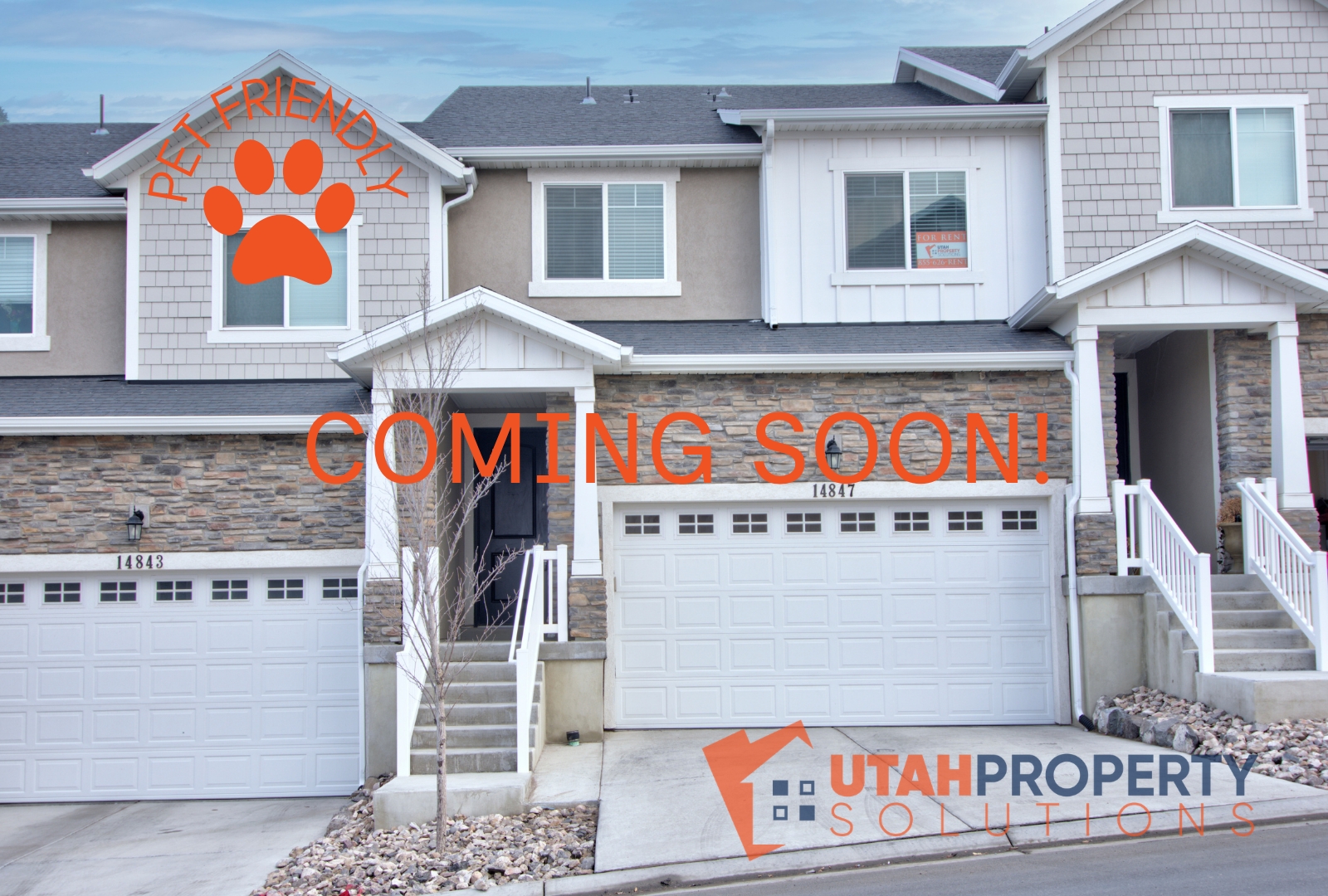 Herriman Townhome: 14847 S Garrison Ln