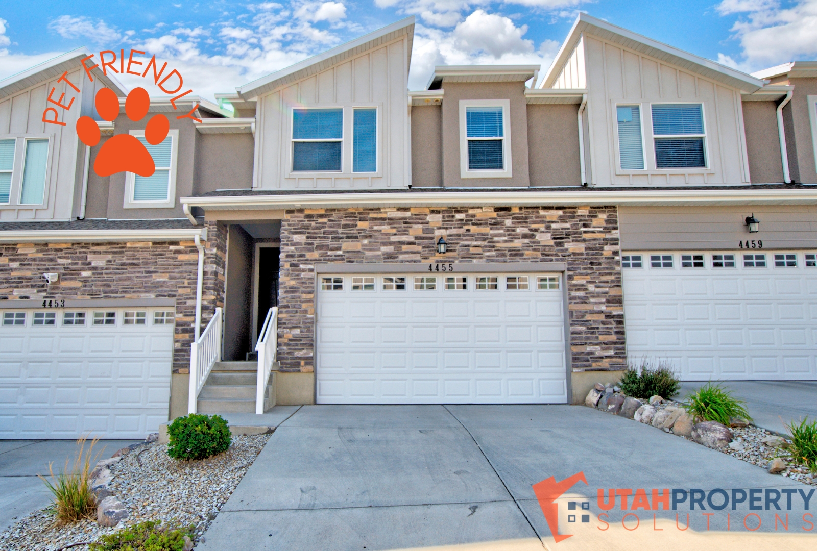 Herriman Townhome: 4455 W Mountain Run Ln