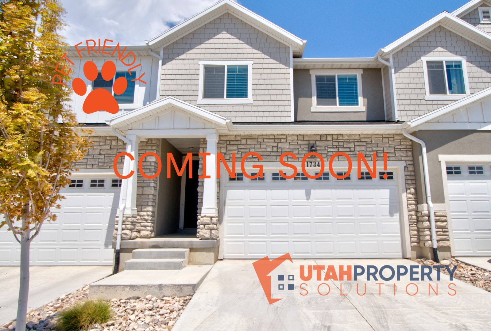 Saratoga Springs Townhome: 1734 W Newcastle Ln