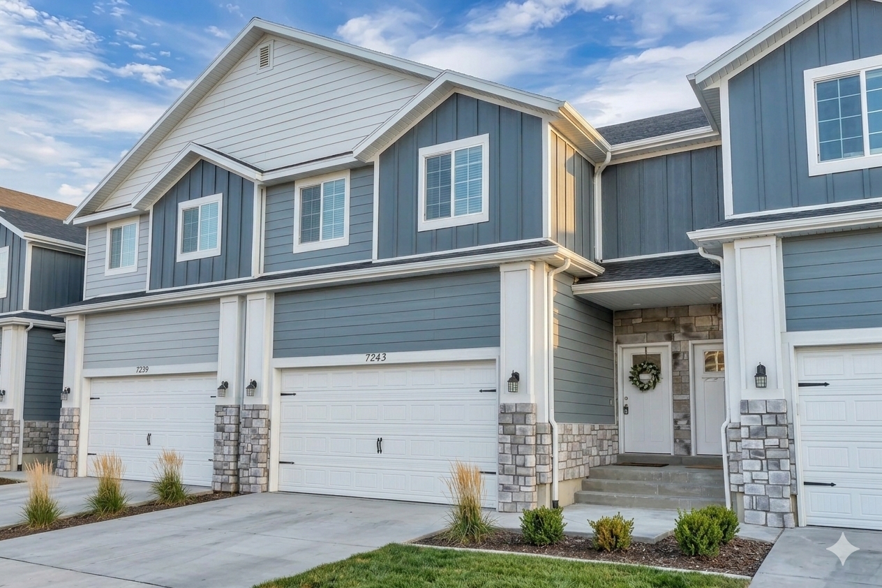 Eagle Mountain Townhome: 7243 N Silver Spring Way