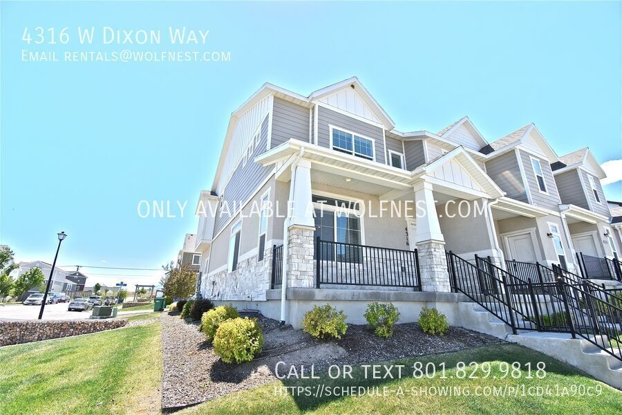 Lehi Townhome: 4316 W Dixon Way