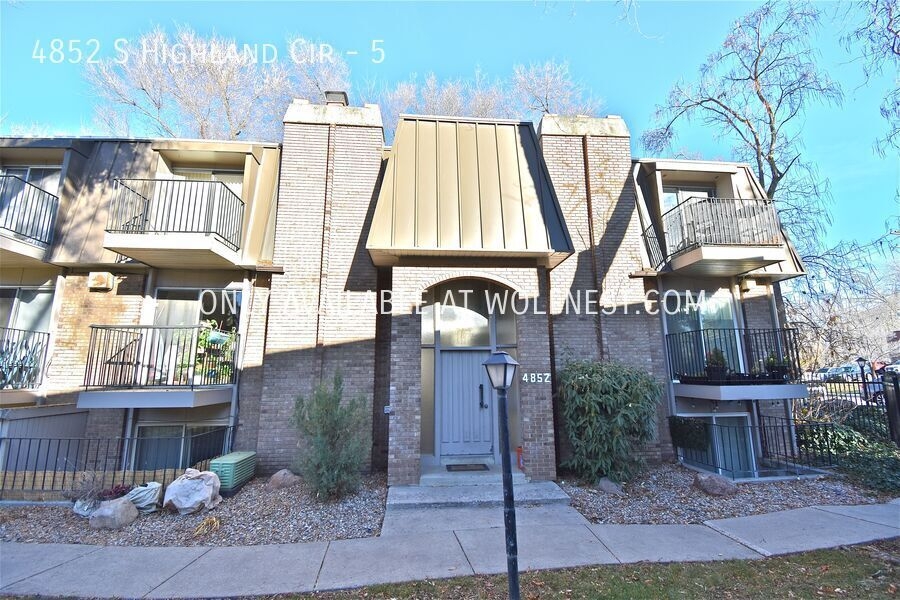Salt Lake City Condo: 4852 S Highland Cir