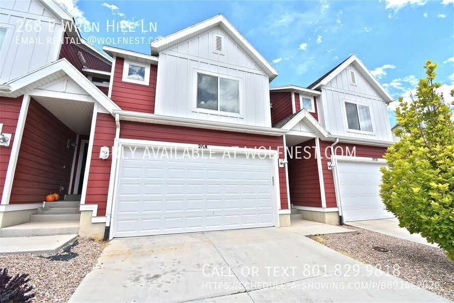 Saratoga Springs Townhome: 268 E Wren Hill Ln