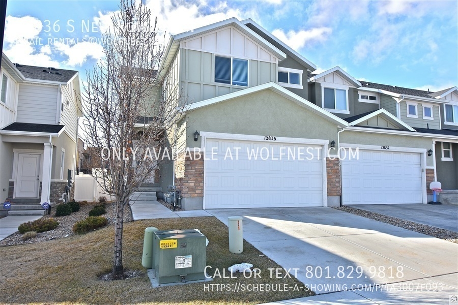 Herriman Townhome: 12836 S New Rowley Ln