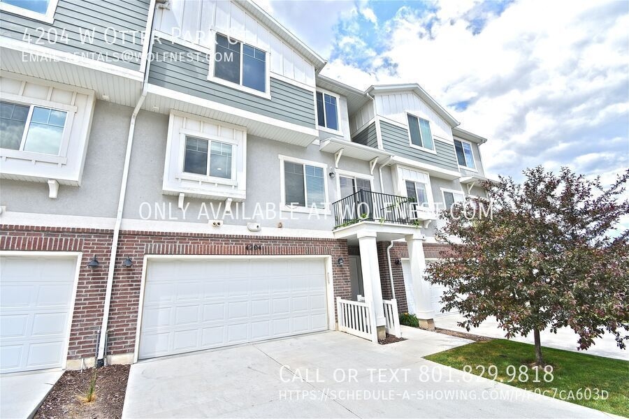 Herriman Townhome: 4204 W Otter Park Ct