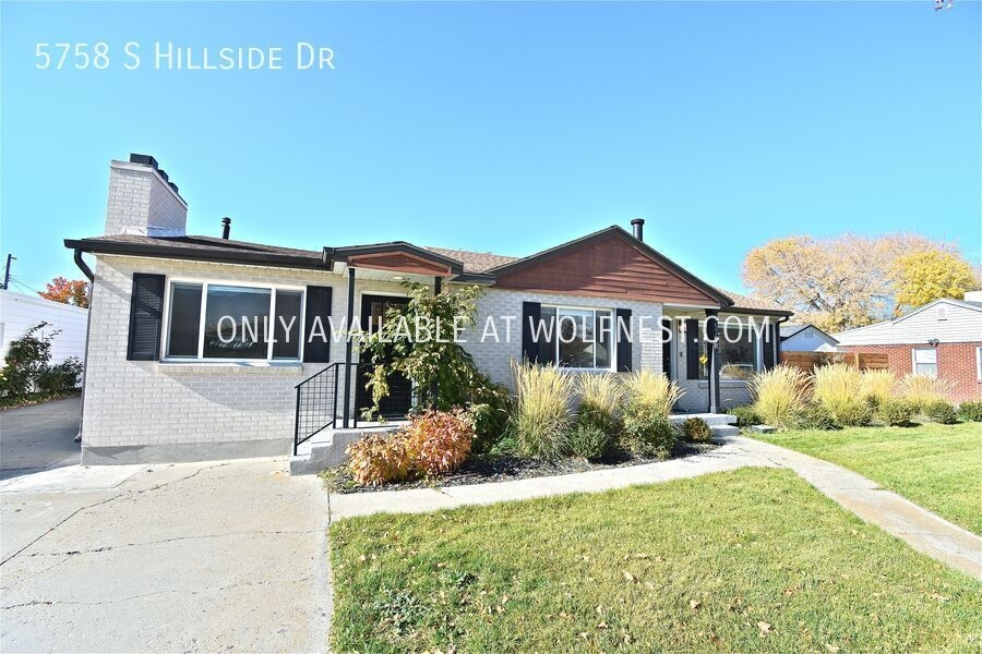 Salt Lake City House: 5758 S Hillside Dr
