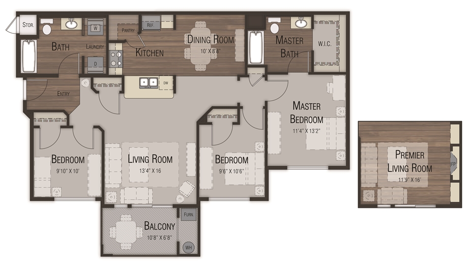 Herriman Towne Center | Apartment for rent at 12883 S Brundisi Way