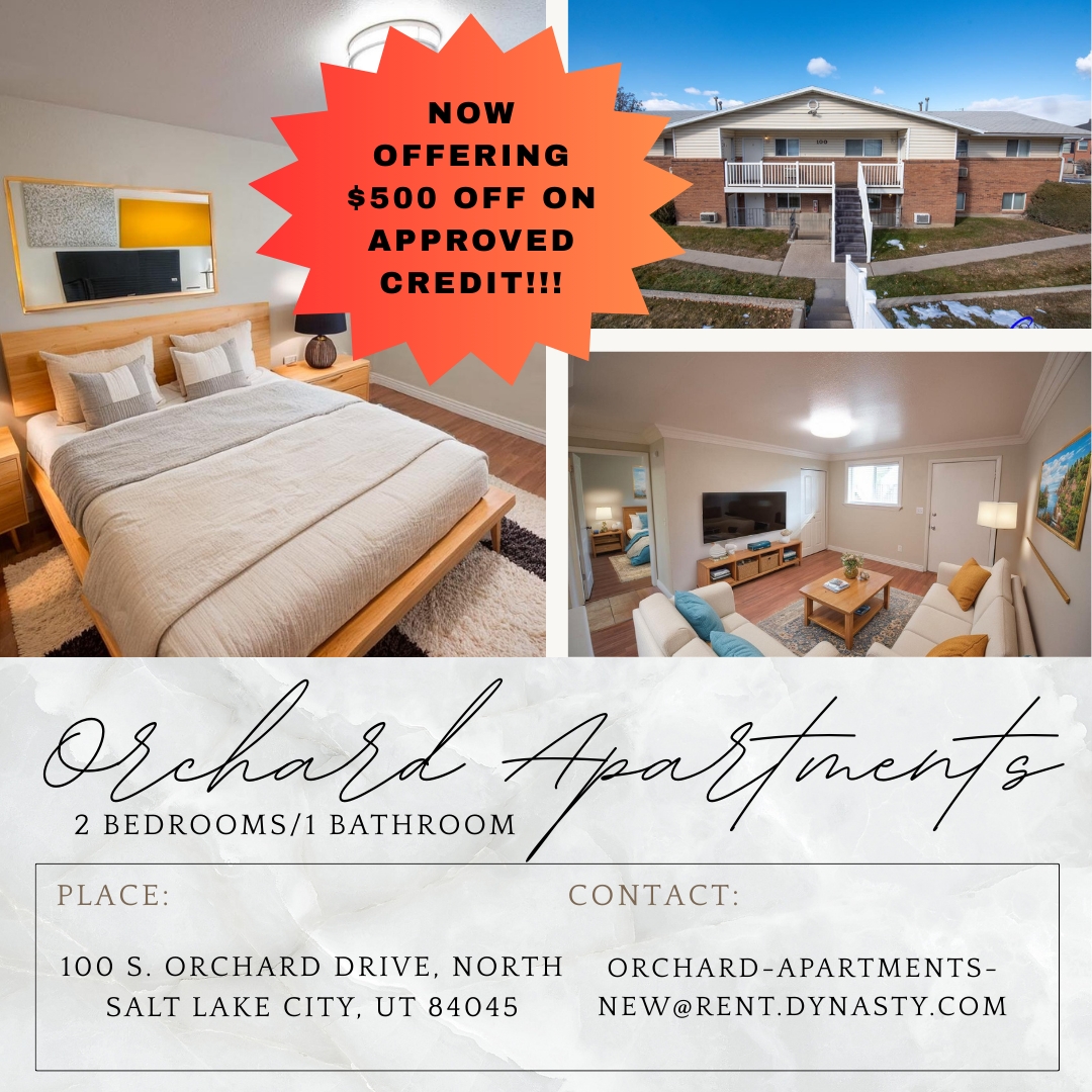 North Salt Lake Apartment: 100 S Orchard Dr