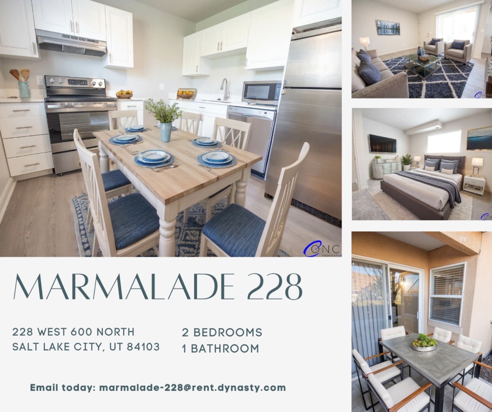 Salt Lake City Apartment: 228 W 600 N