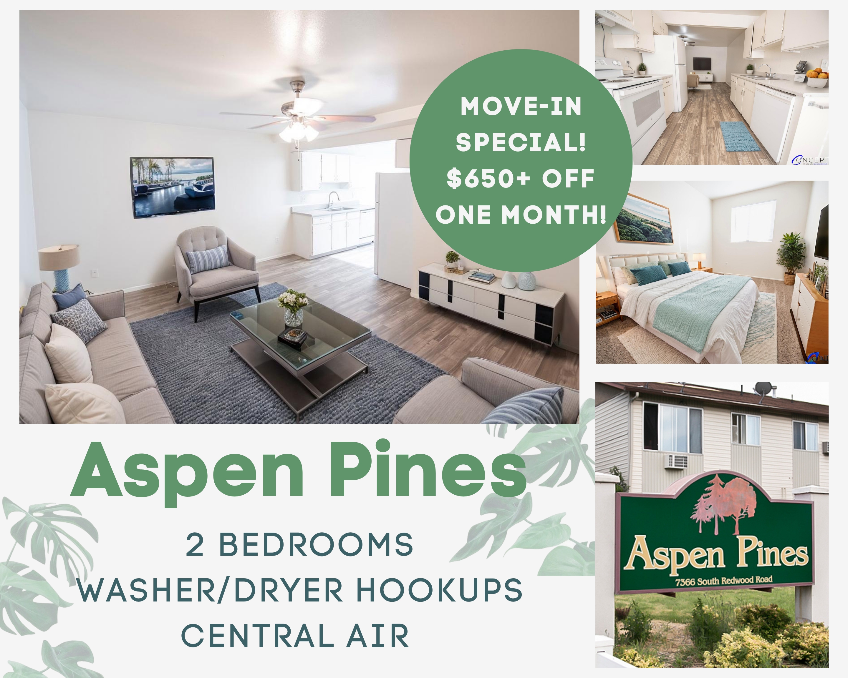 West Jordan Apartment: 7366 S Redwood Rd