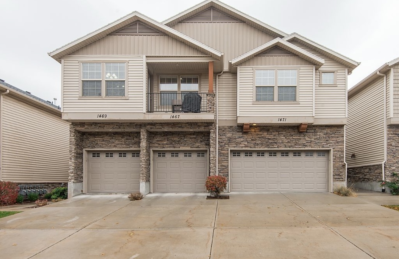 West Jordan Townhome: 1469 W Stone Meadow Dr