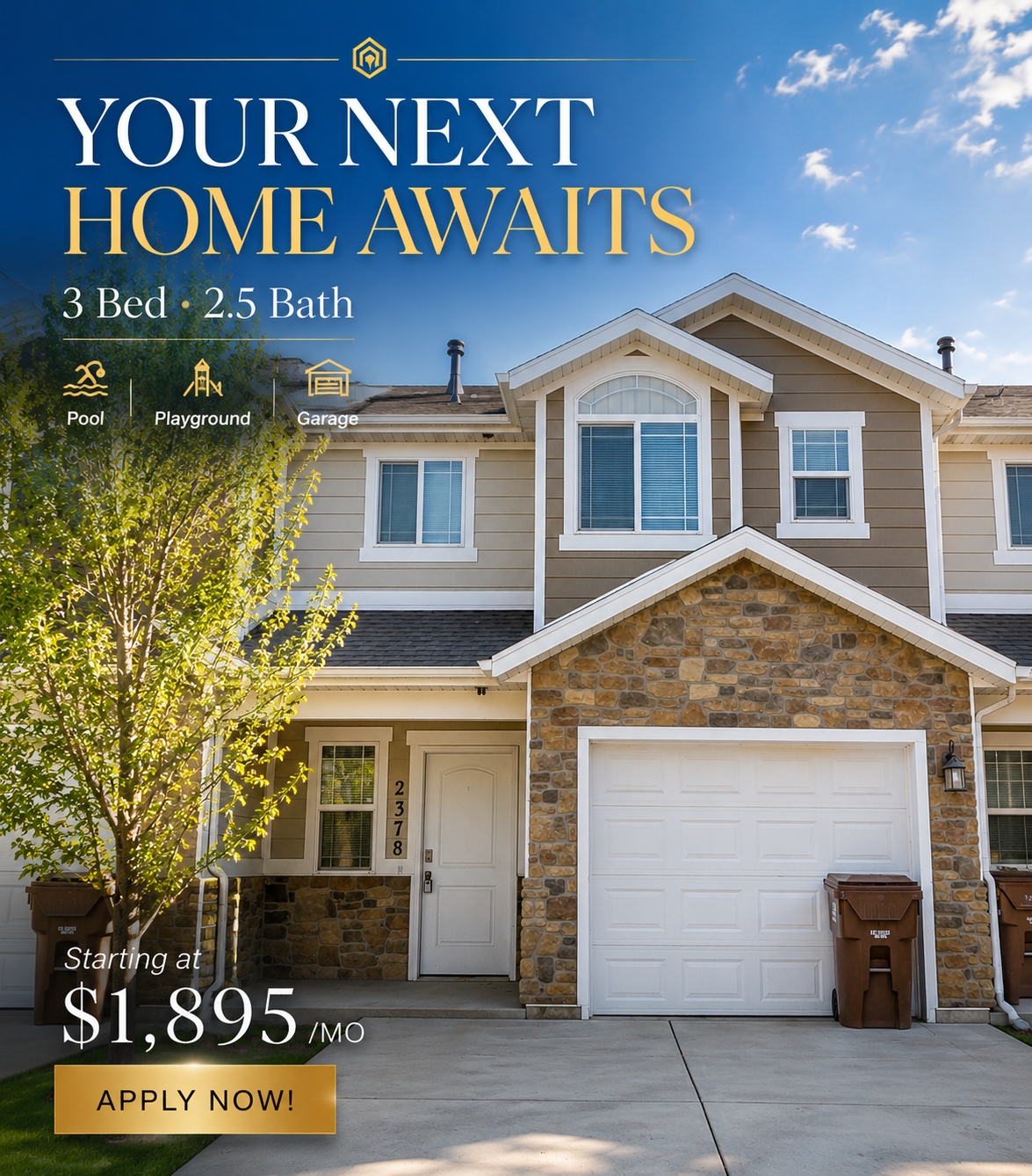 Ogden Townhome: 2378 S Knights Way