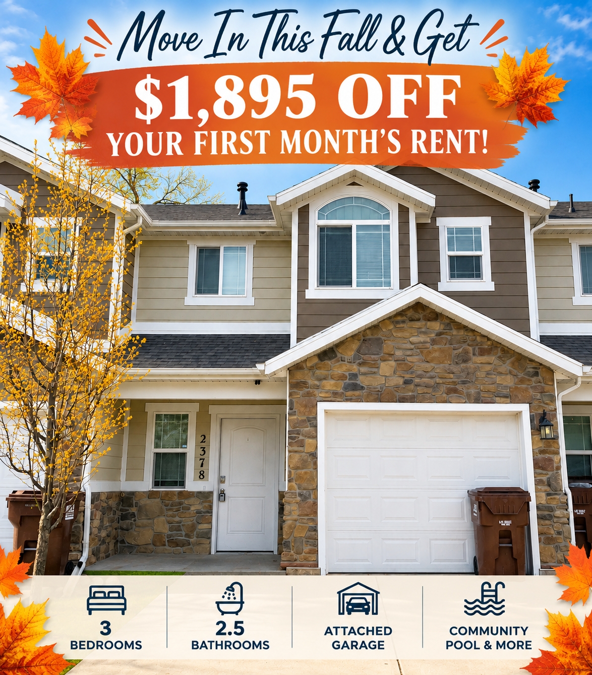 Ogden Townhome: 2378 S Knights Way