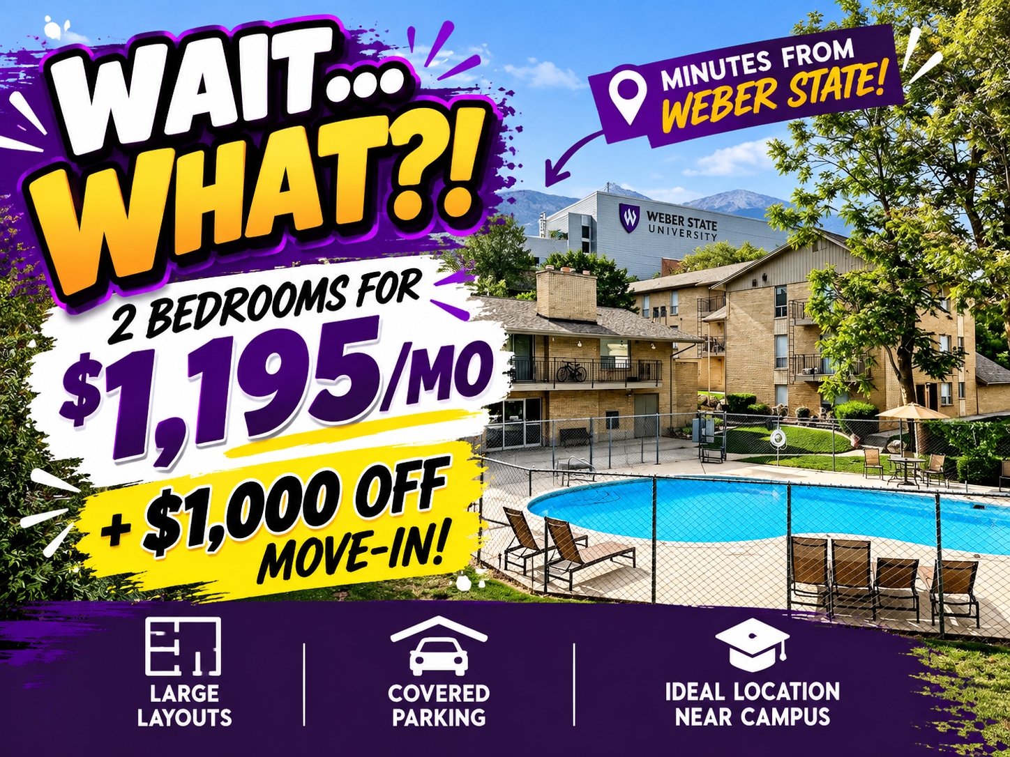 Ogden Apartment: 4380 Harrison Blvd
