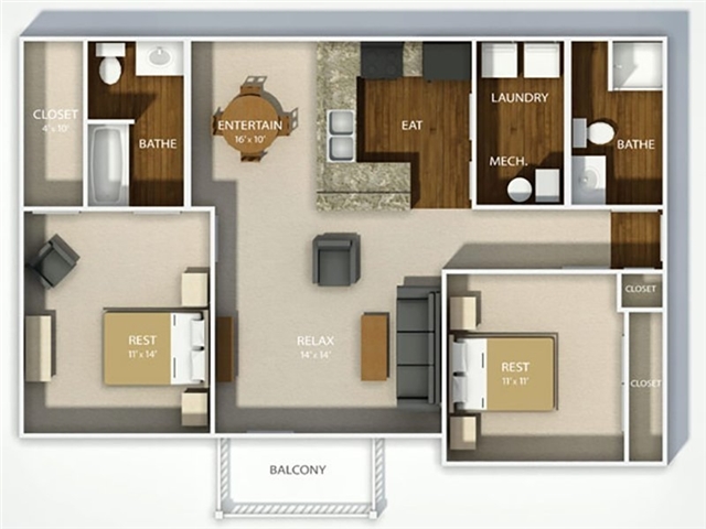 Columbus Apartment: 6667 Wesbury Park Ave