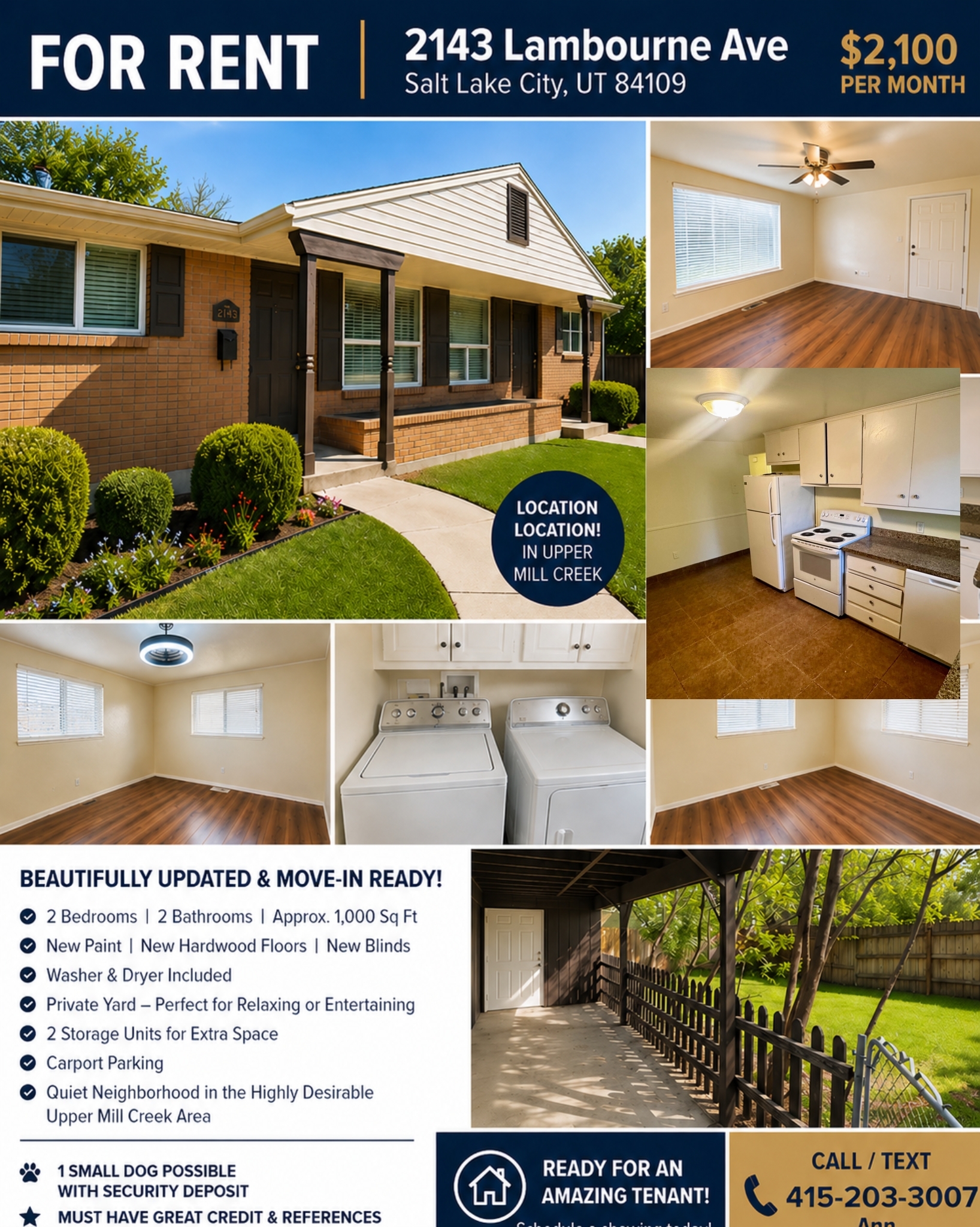 Salt Lake City  Multiplex: E, Lambourne Ave 