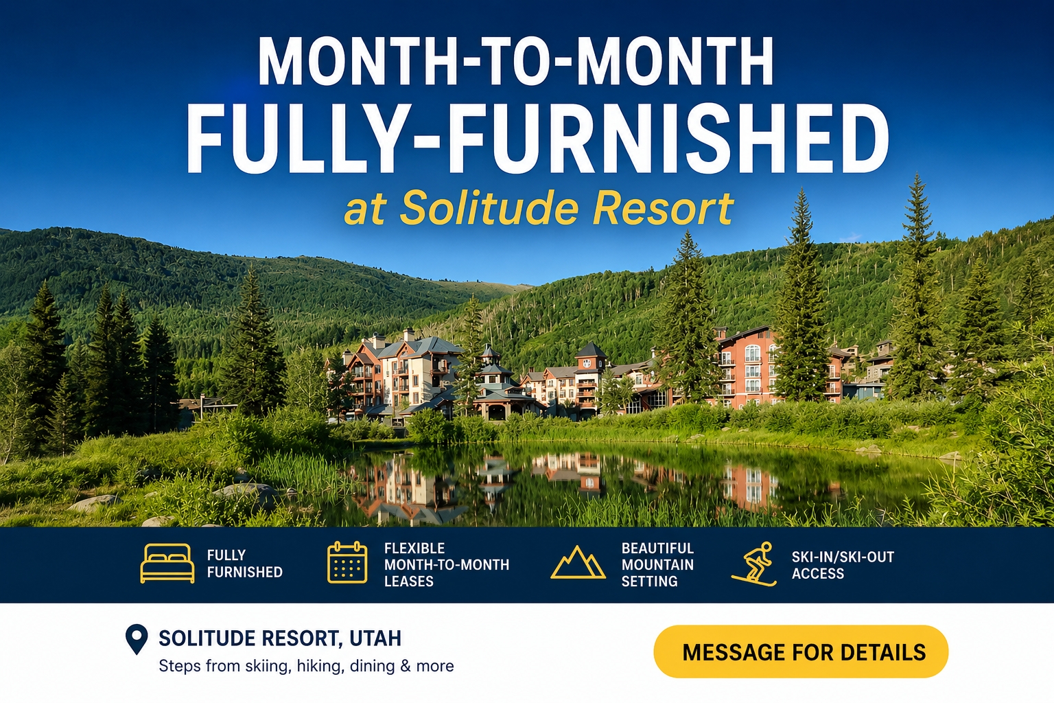 Salt Lake City Condo: 12000 Big Cottonwood Canyon