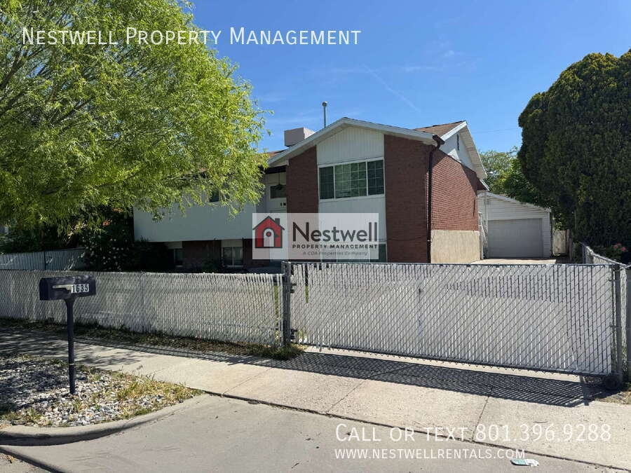 Salt Lake City House: 1635 S 1300 W
