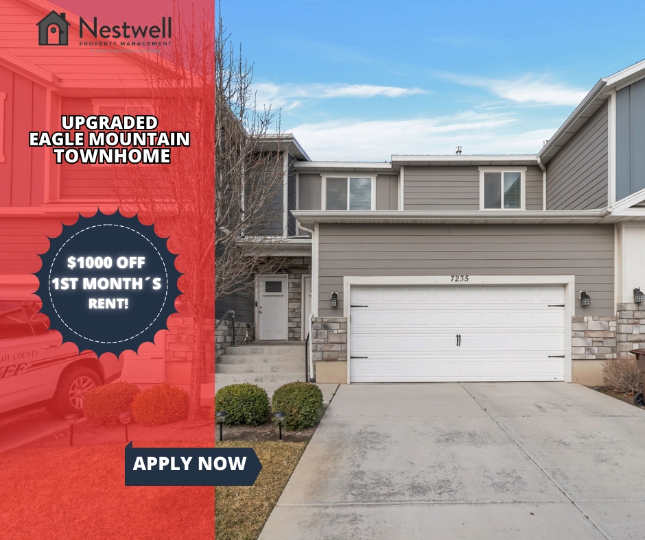 Eagle Mountain Townhome: 7235 N Red Clover Way