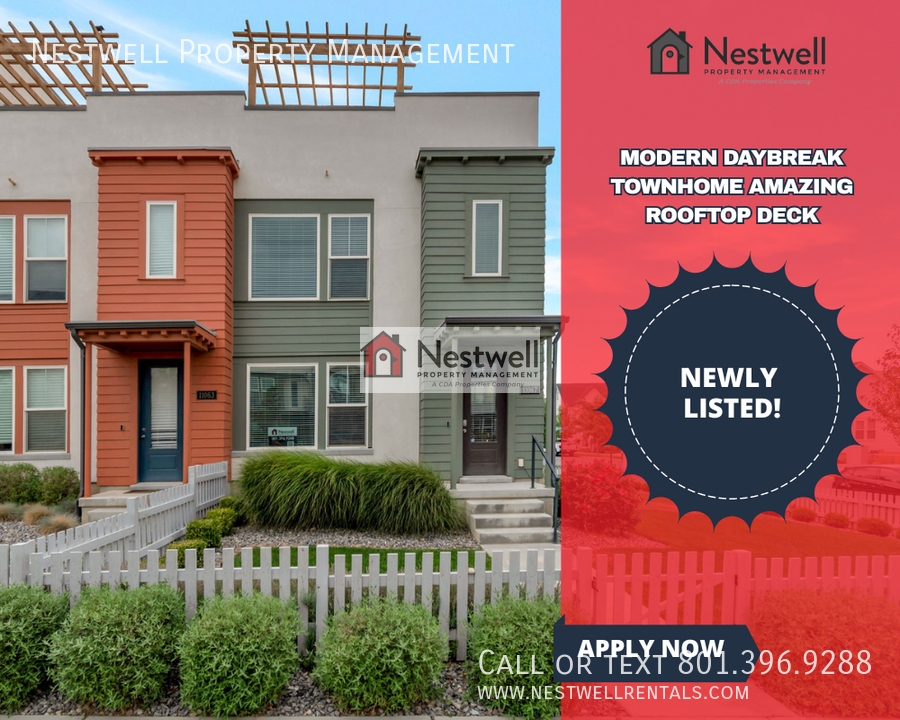 South Jordan Townhome: 11067 S Lake Run Rd