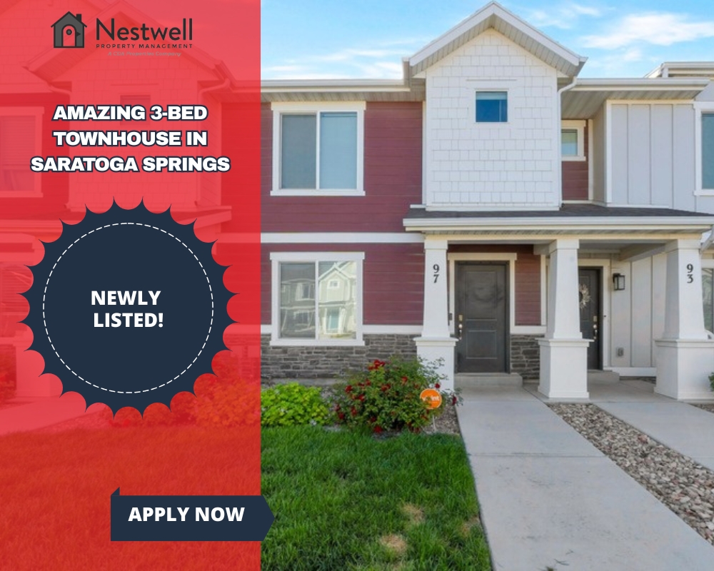 Saratoga Springs Townhome: 97 N Voyager Ln