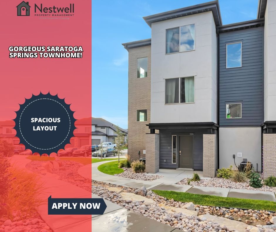 Saratoga Springs Townhome: 126 W Harvest Village Ln