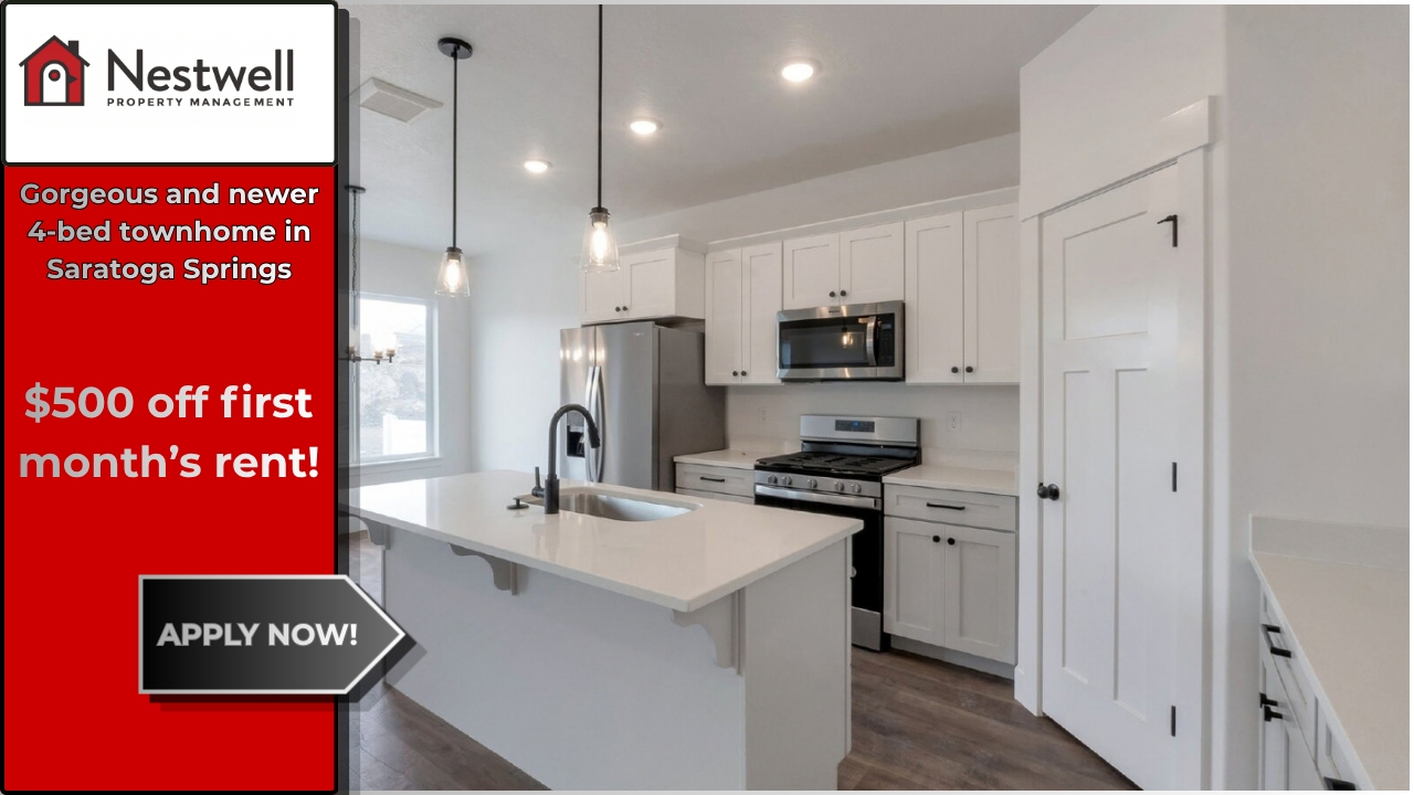 Saratoga Springs Townhome: 883 N Portman Way