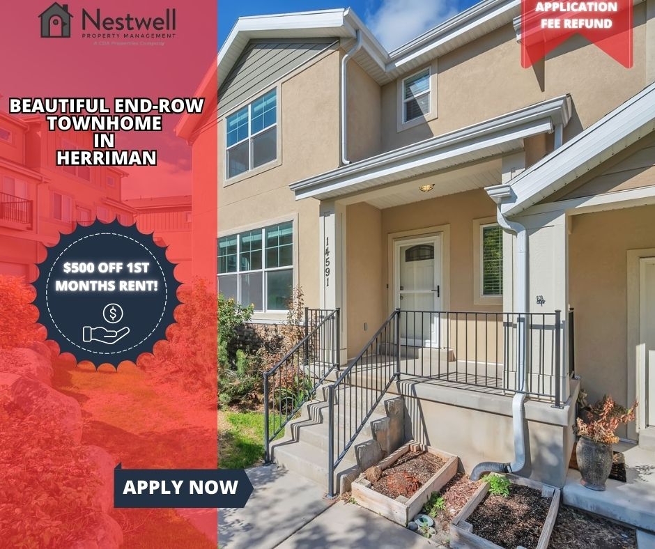 Herriman Townhome: 14591 S Elysian Way