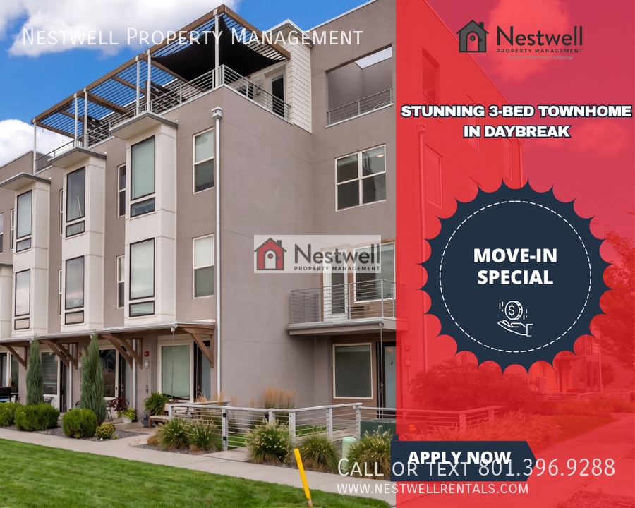 South Jordan Townhome: 11191 S Freestone Rd
