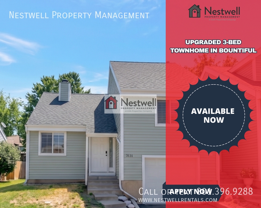 Bountiful Townhome: 3131 Applewood Dr