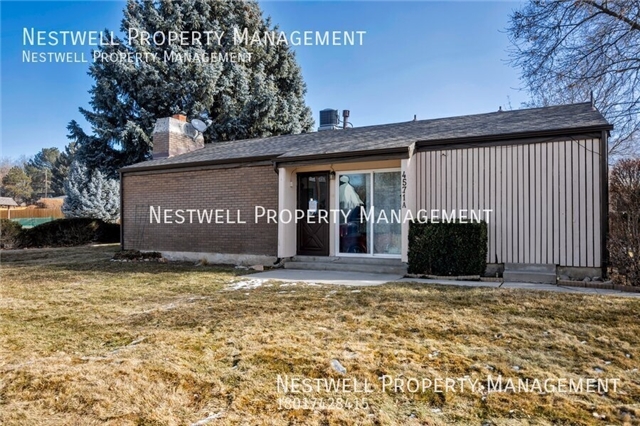 Salt Lake City House: 4571 S Wellington St