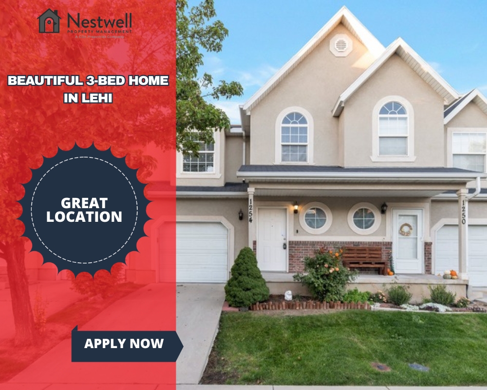 Lehi Townhome: 1254 W Bridalwood Loop