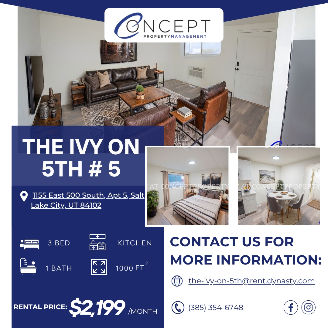 Salt Lake City Apartment: 1155 E 500 S