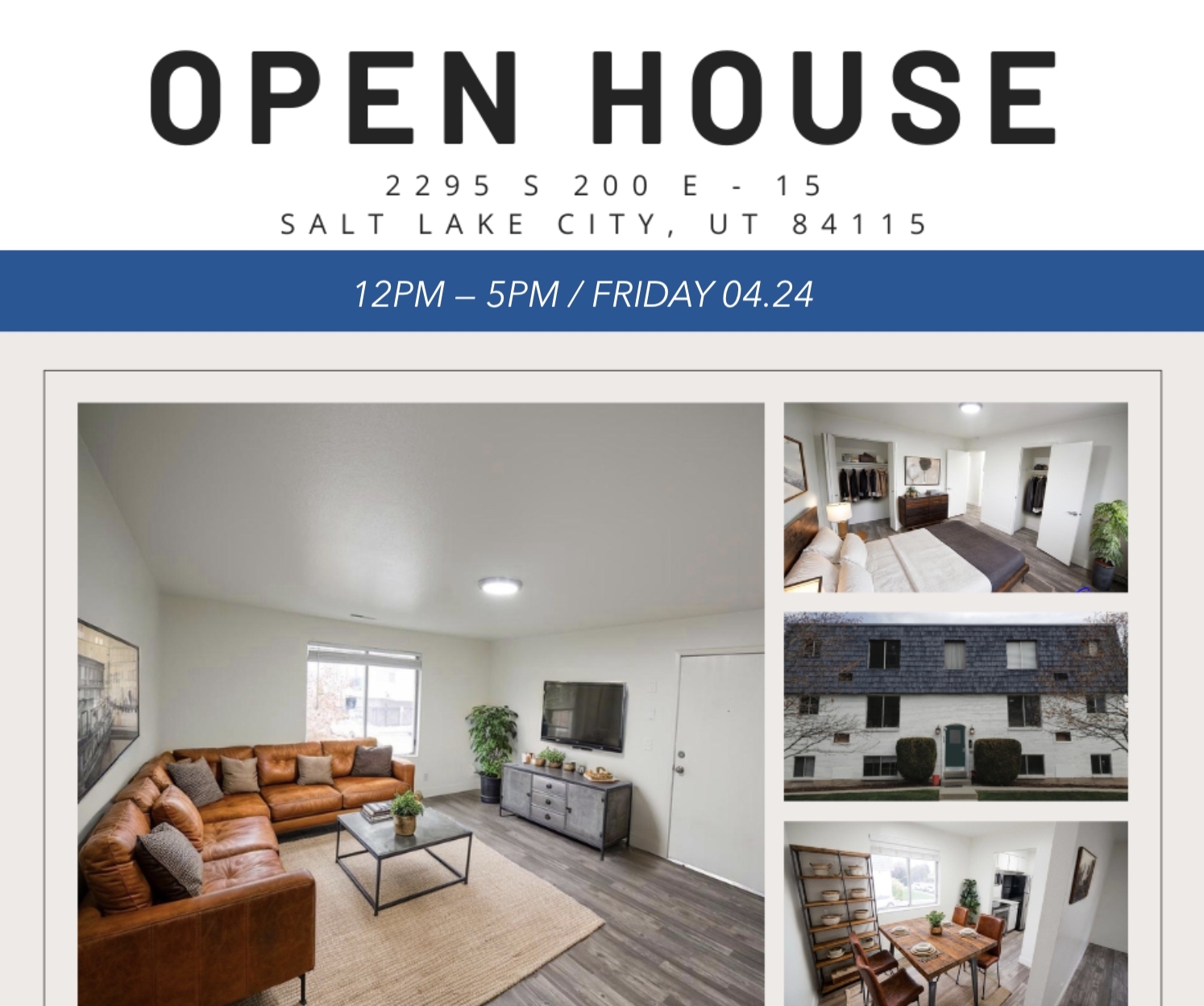 Salt Lake City Apartment: 2285 S 200 E