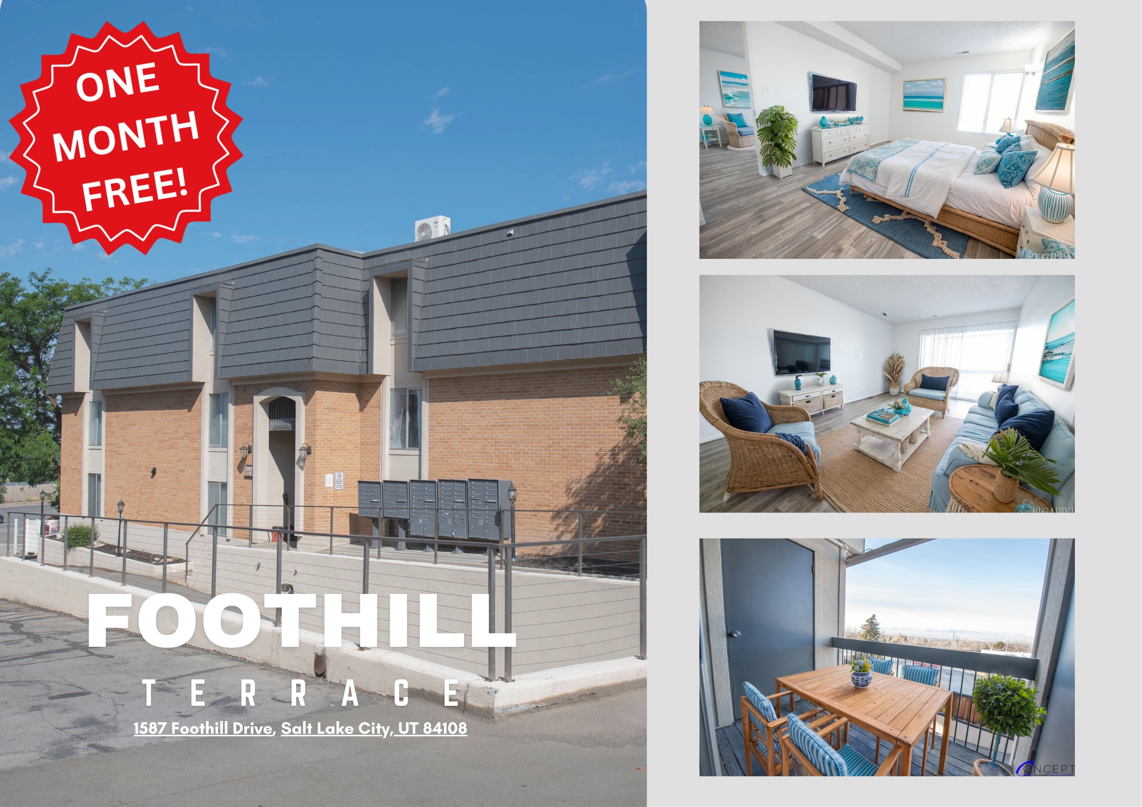 Salt Lake City Apartment: 1599 S Foothill Dr