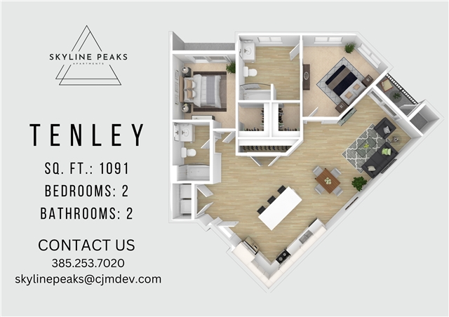 Draper Apartment: 12358 S Pony Express Rd