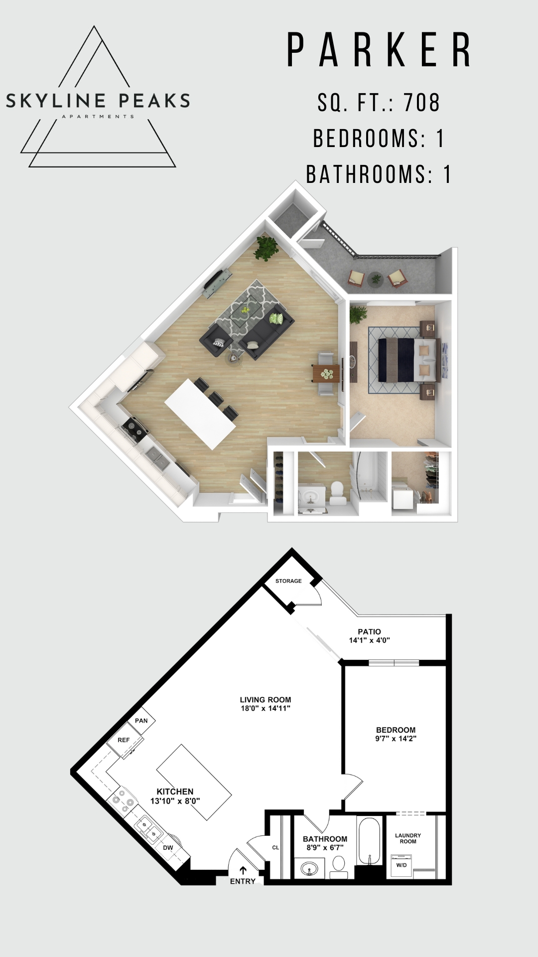 Draper Apartment: 12358 S Pony Express Rd