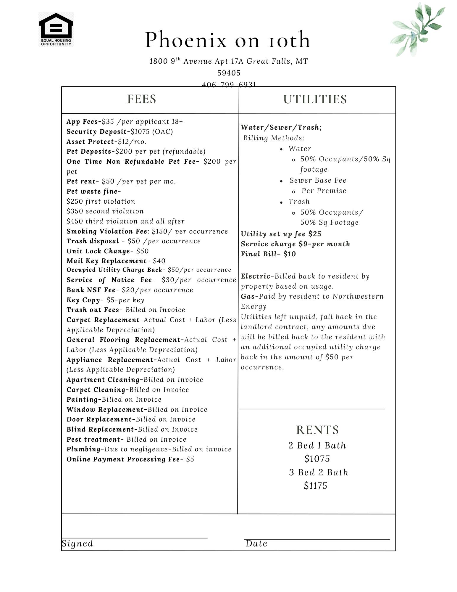 Great Falls Apartment: 1800 9th Ave S