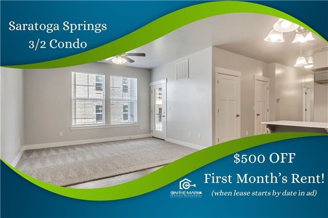 Saratoga Springs Condo: 1776 W Newcastle Ln