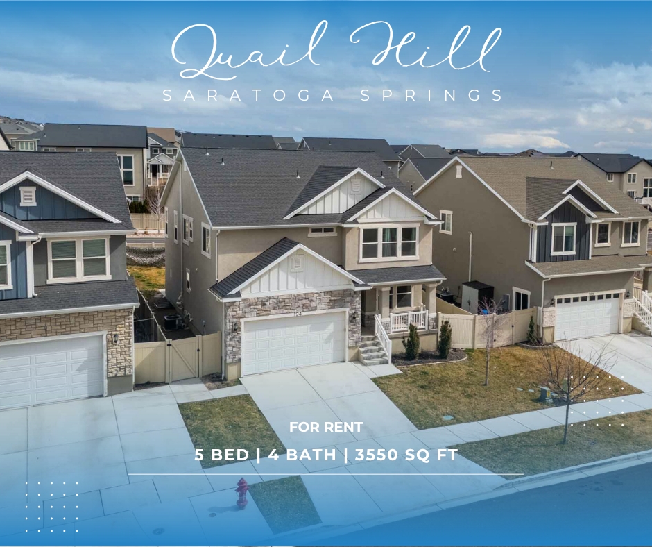 Saratoga Springs House: 194 N Valcrest Dr