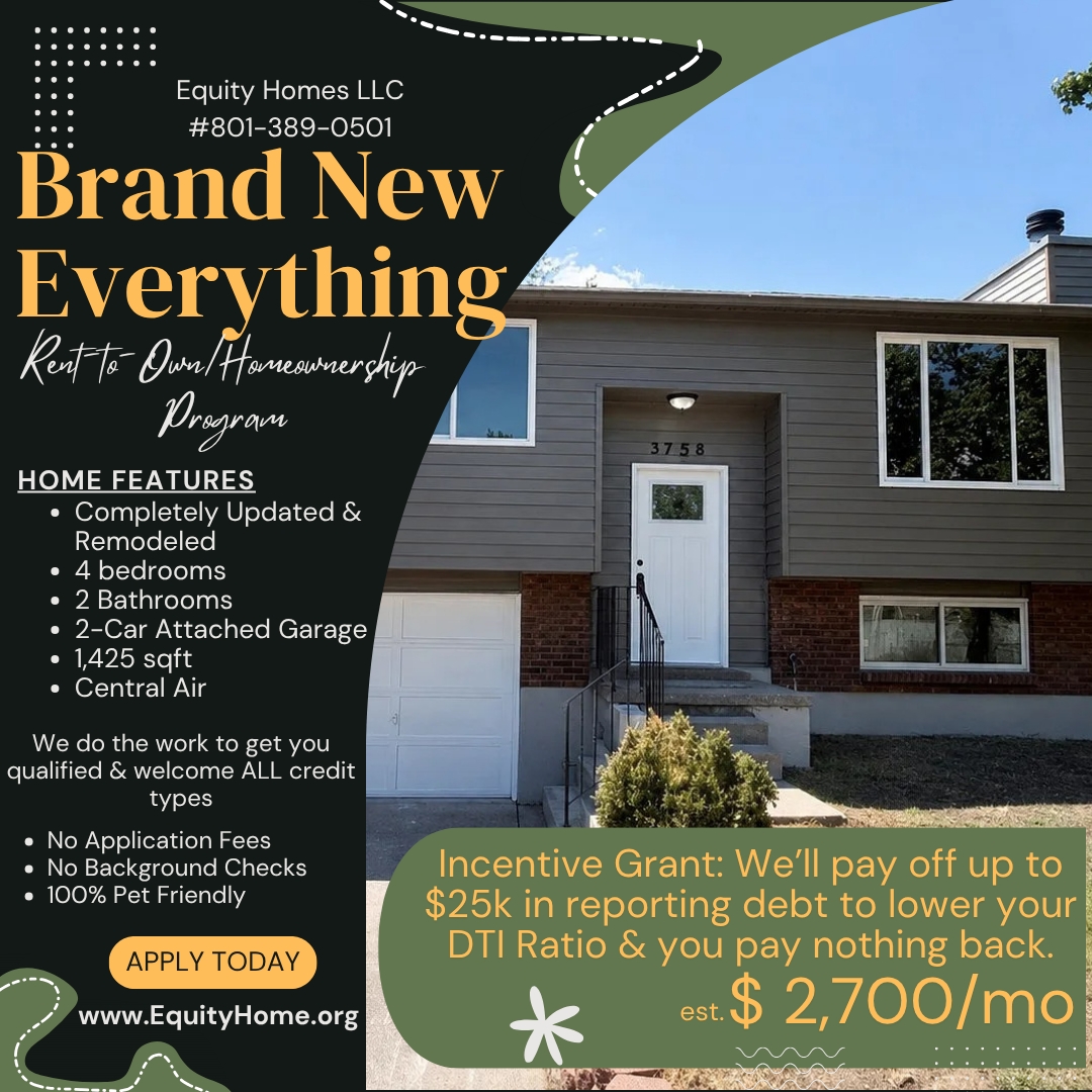 West Valley City House: 3758 S 6300 W