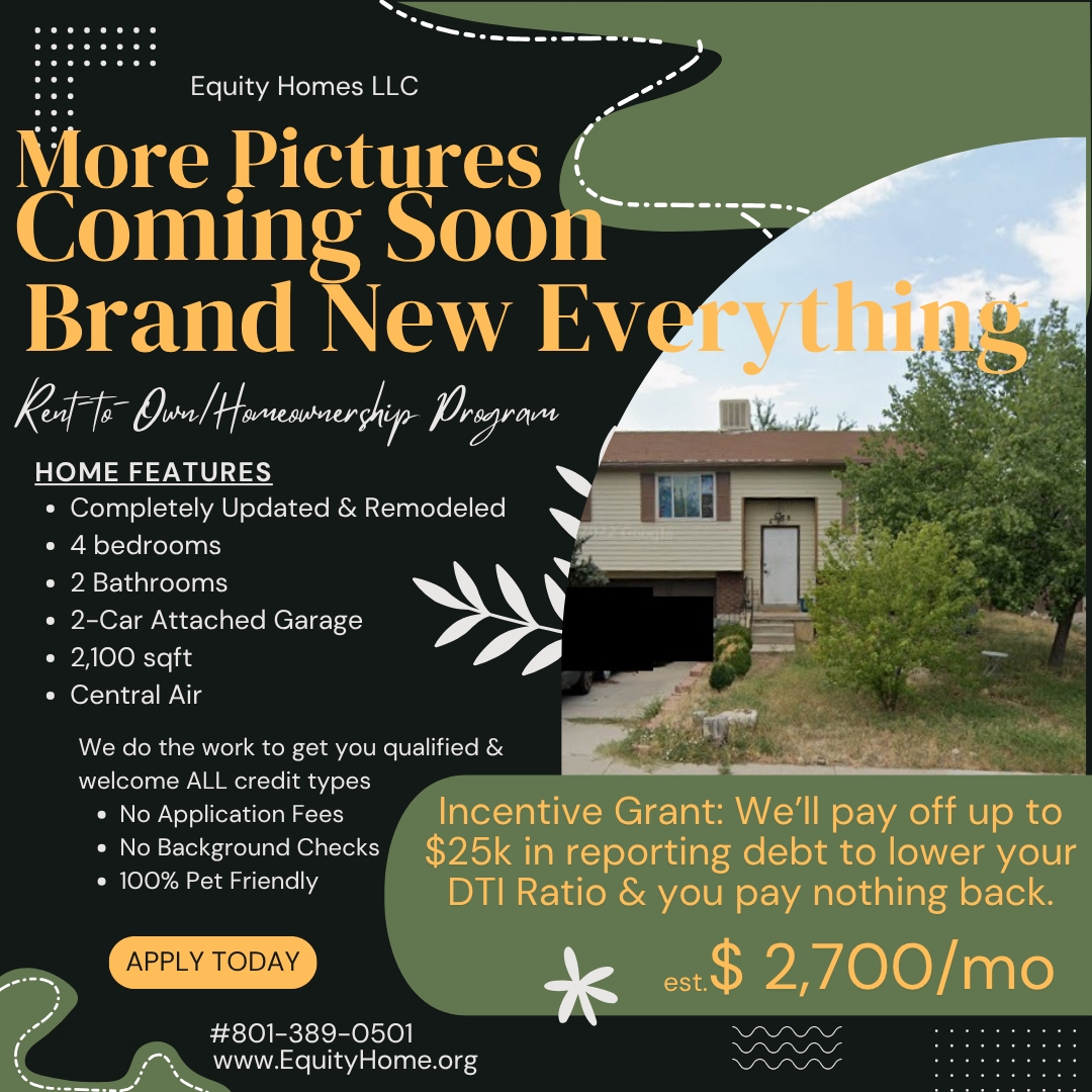 West Valley City House: 3758 S 6300 W